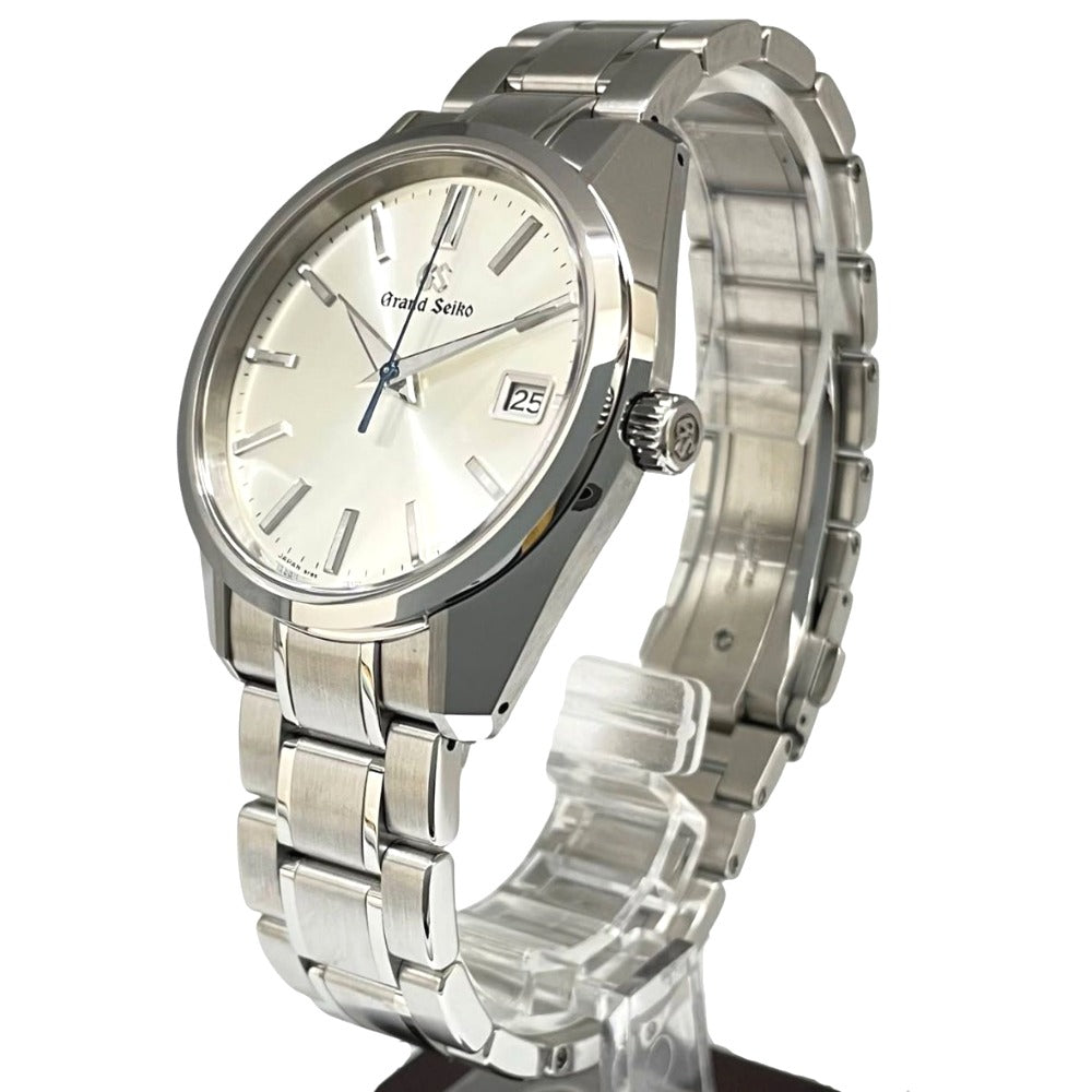 グランドセイコー 腕時計 SBGP011 40mm 44GS 青針 ステンレススチール アイボリー文字盤 クオーツ メンズ SEIKO Grand Seiko