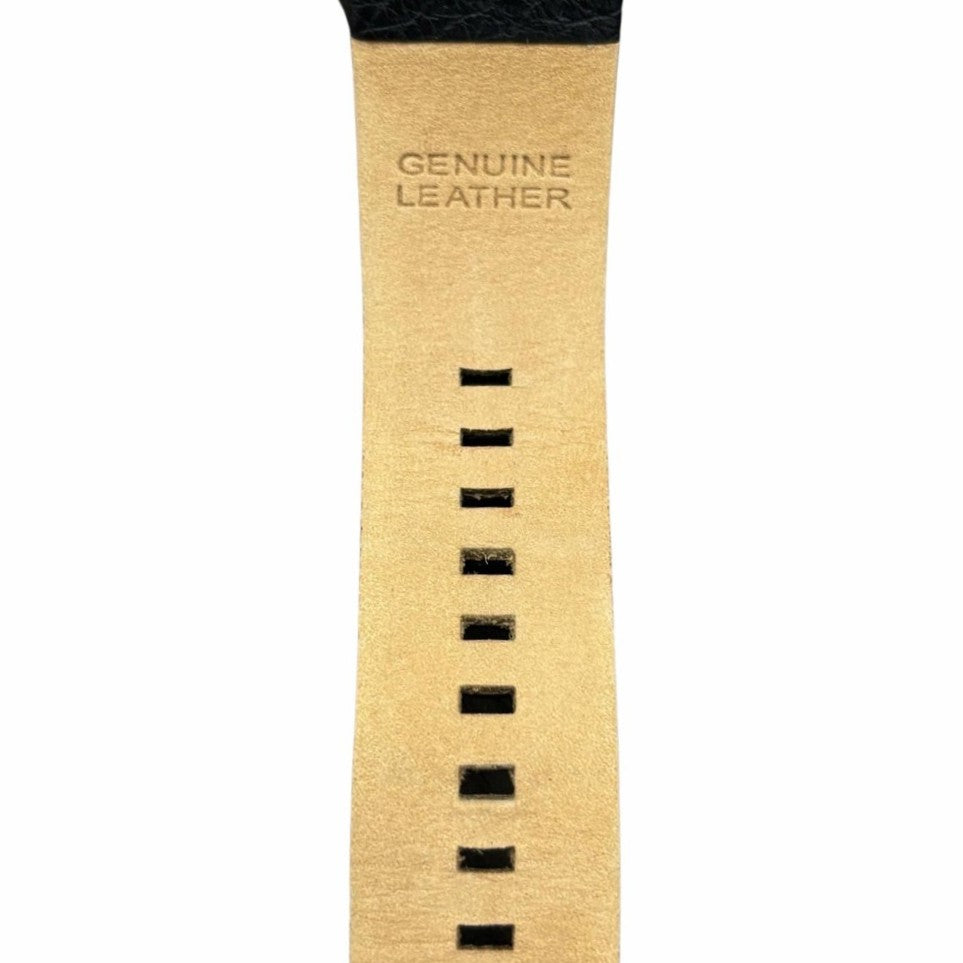 DIESEL ディーゼル 腕時計 オーバーフロー クロノグラフ DZ4297 ゴールド×ブラック レザーベルト メンズ