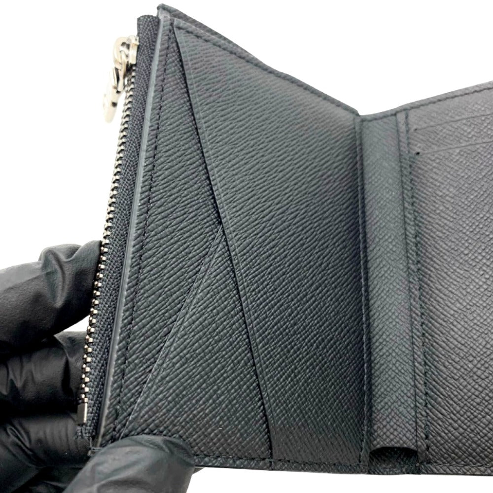 ルイ・ヴィトン 三つ折り財布 M12598 モノグラム･エクリプス ヴィクター･ウォレット ブラック コンパクト メンズ