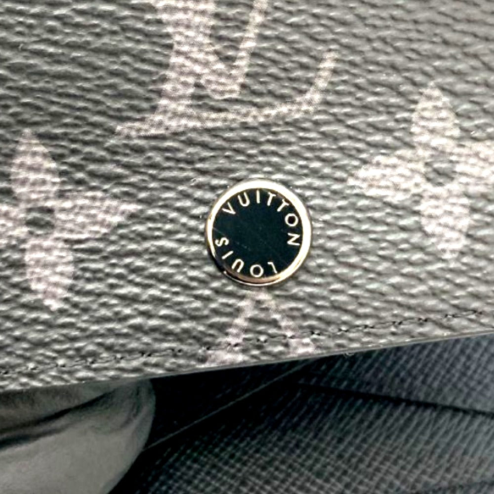 ルイ・ヴィトン 三つ折り財布 M12598 モノグラム･エクリプス ヴィクター･ウォレット ブラック コンパクト メンズ