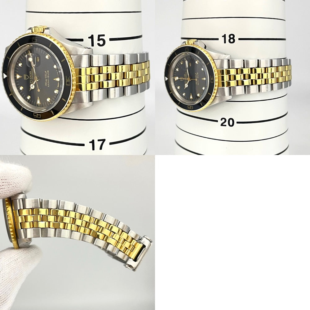 チューダー ミニサブ MINI SABU 73091 33mm プリンスオイスターデイト K18コンビ 自動巻き ユニセックス TUDOR チュードル 腕時計