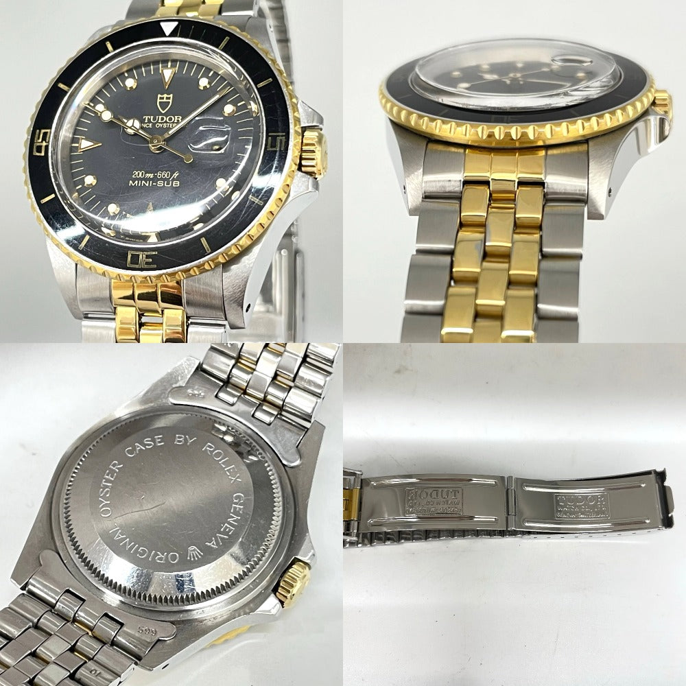 チューダー ミニサブ MINI SABU 73091 33mm プリンスオイスターデイト K18コンビ 自動巻き ユニセックス TUDOR チュードル 腕時計