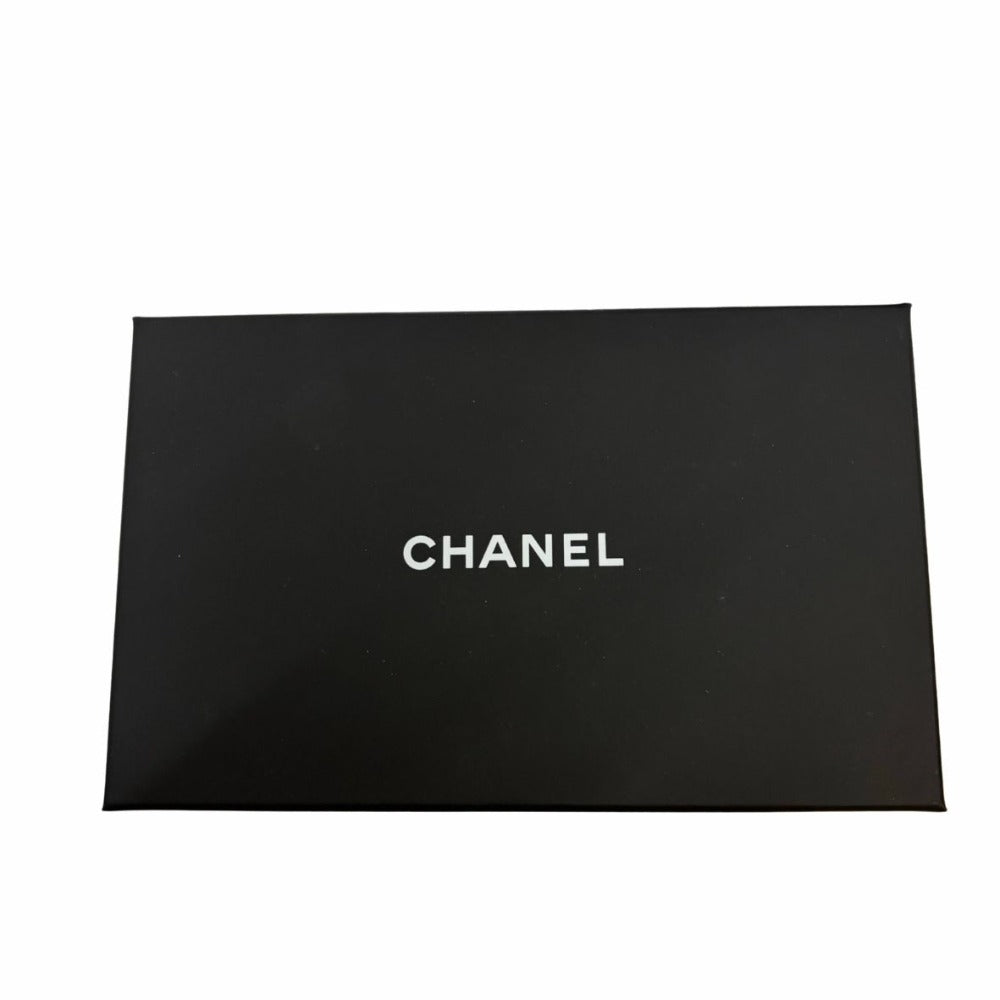 CHANEL シャネル 三つ折り財布 AP0232 Y01864 キャビアスキン ミディアムクラシックフラップウォレット ブラック レディース