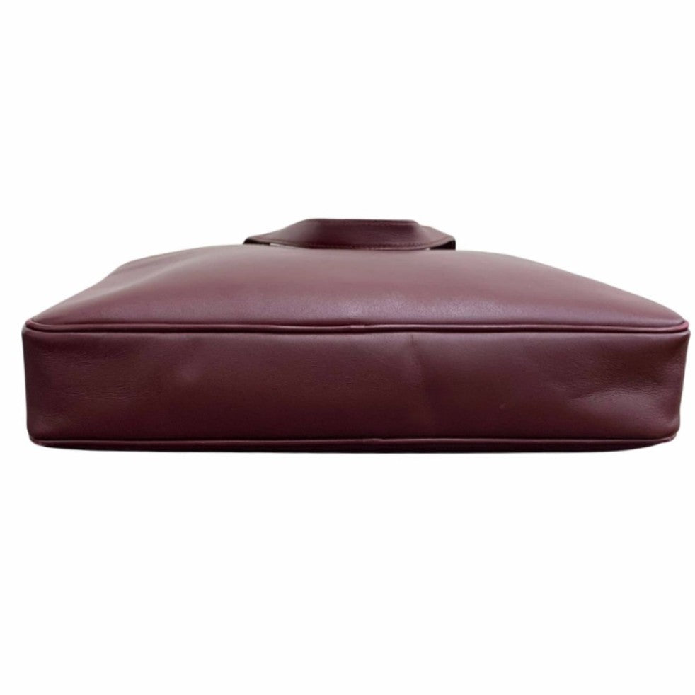 Cartier バッグ　 マストライン ボルドー　ビジネスバッグ　手提げ CARTIER カルティエ ビジネスバッグ マストライン レザーバッグ