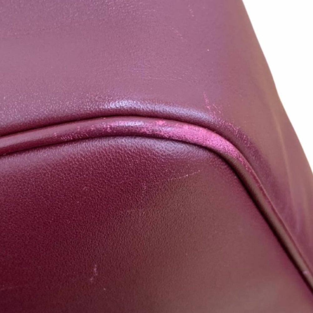 CARTIER カルティエ ビジネスバッグ マストライン レザーバッグ ボルドー Must Line 書類鞄 レザー ビジネス レディース