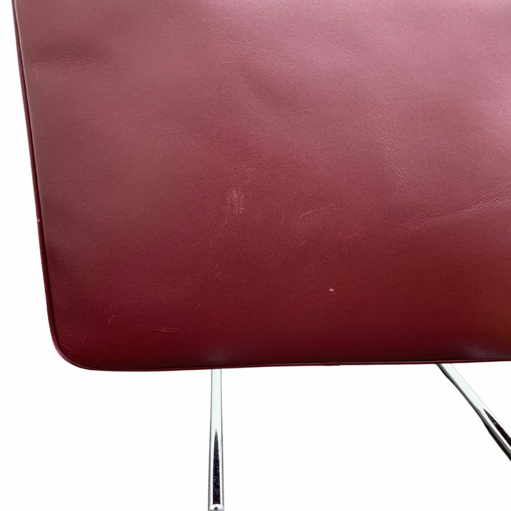 CARTIER カルティエ ビジネスバッグ マストライン レザーバッグ ボルドー Must Line 書類鞄 レザー ビジネス レディース