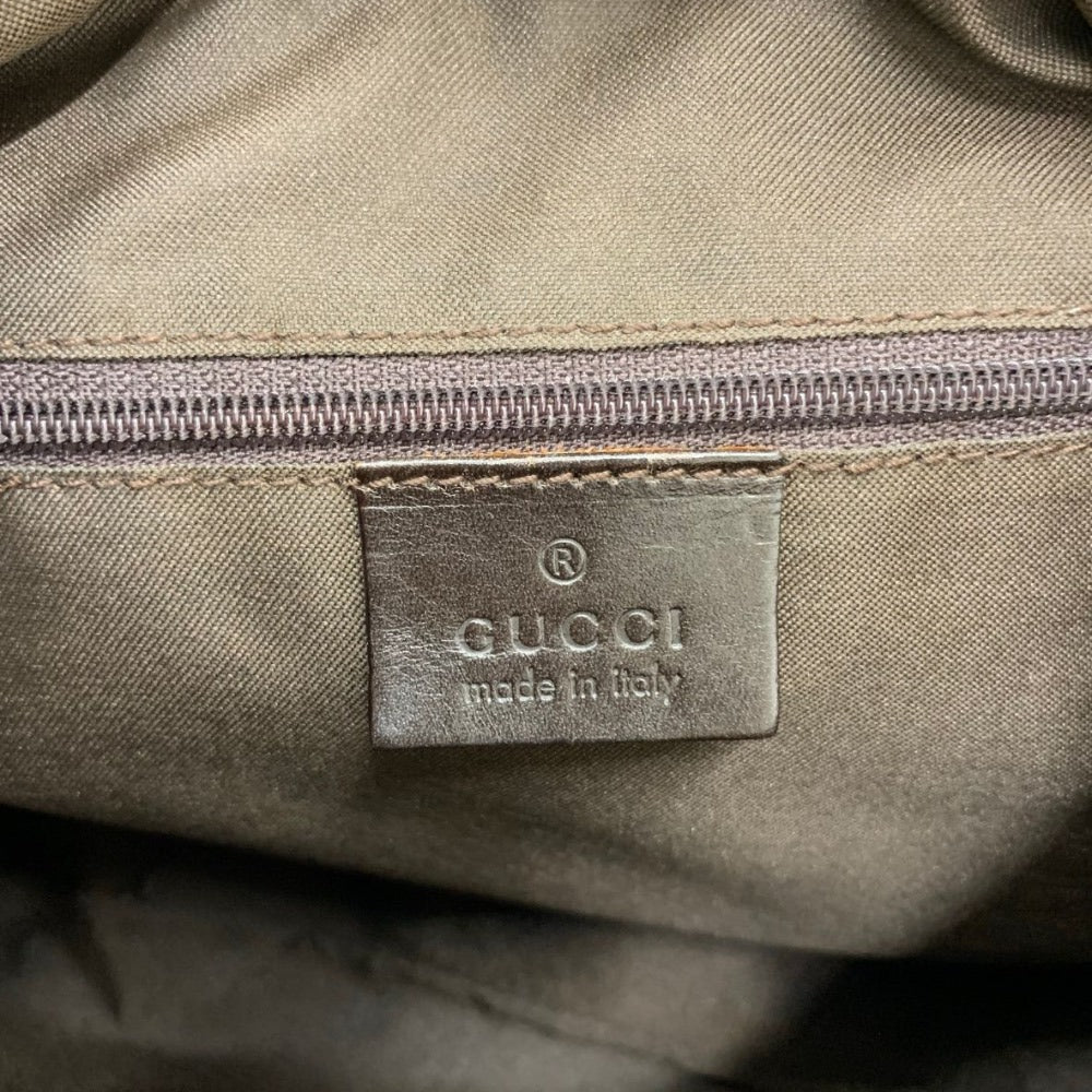 GUCCI グッチ ショルダーバッグ GGキャンバス シェリーライン キャンバス レザー カーキ 001 3315