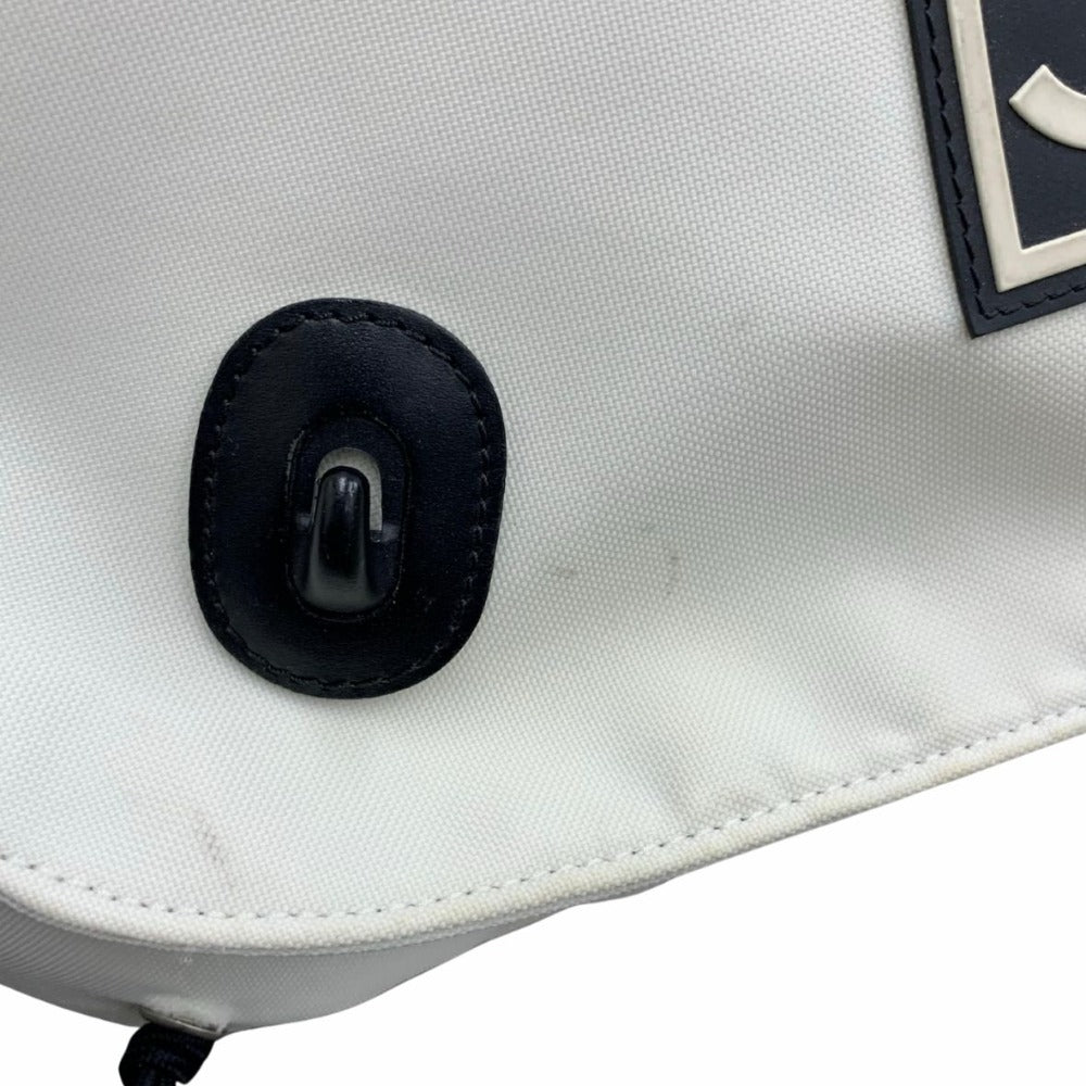 CHANEL シャネル ショルダーバッグ スポーツライン ココマーク ナイロンバッグ ホワイト メッセンジャー ユニセックス