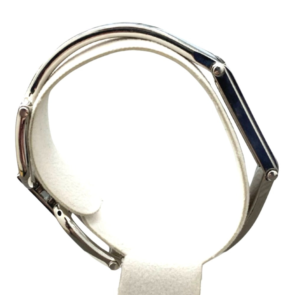 【稼動品】GUCCI 1500L シルバーシェル文字盤 シルバーバングル GUCCI グッチ 1500L バングルウォッチ シェル文字盤 SS/QZ 1P