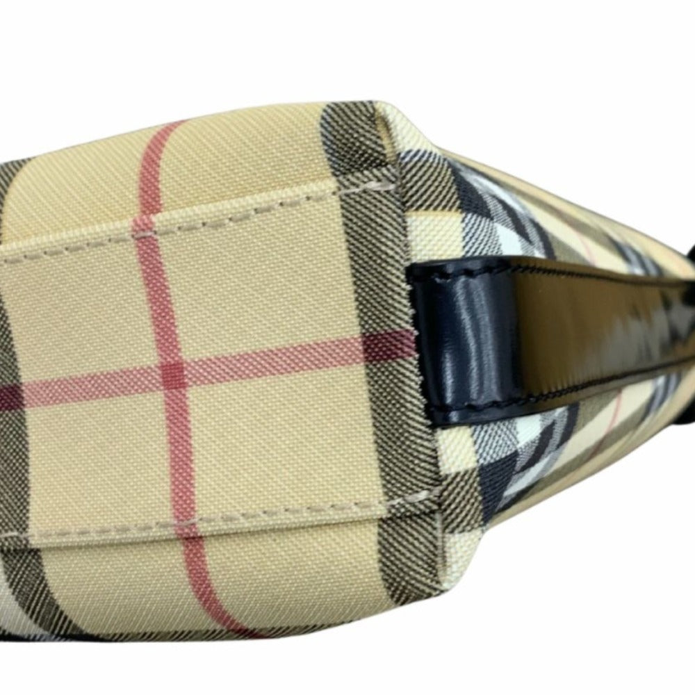BURBERRY バーバリー ショルダーバッグ ノバチェック ベージュ WS14409 コンパクト レディース 未使用品