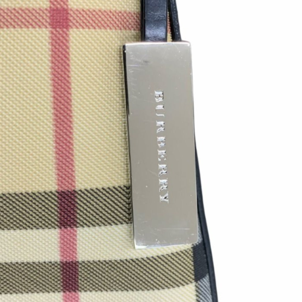 BURBERRY バーバリー ショルダーバッグ ノバチェック ベージュ WS14409 コンパクト レディース 未使用品