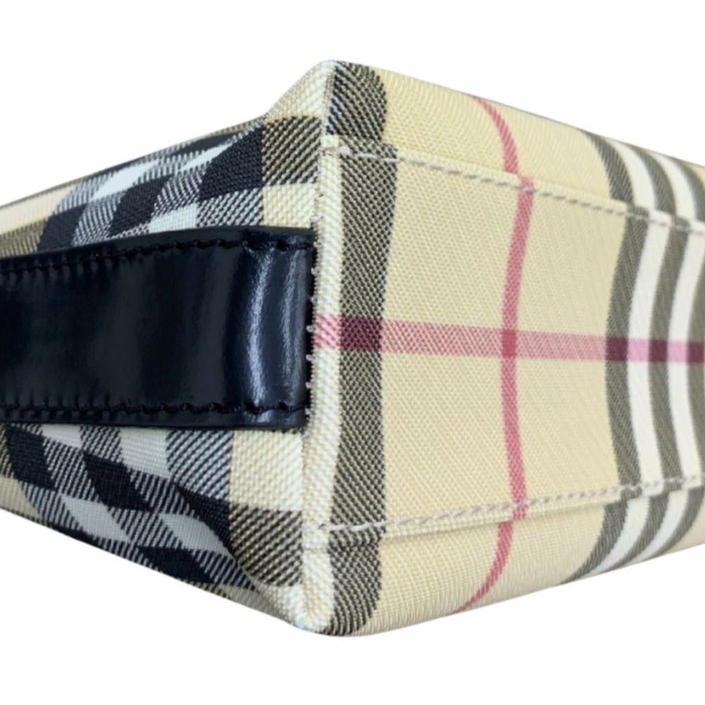 BURBERRY バーバリー ショルダーバッグ ノバチェック ベージュ WS14409 コンパクト レディース 未使用品