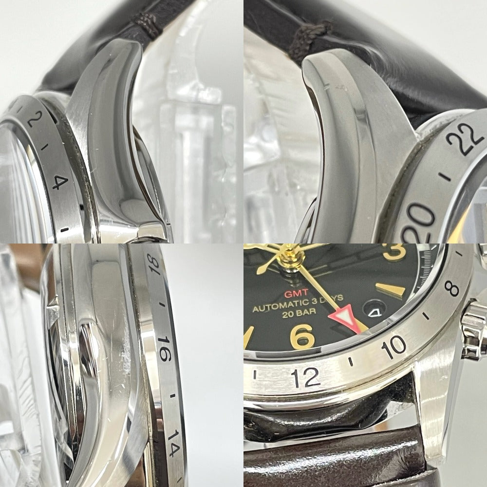 セイコー プロスペックス アルピニスト SBEJ005 39.5mm メカニカル GMT 自動巻き レザーストラップ メンズ PROSPEX SEIKO 腕時計