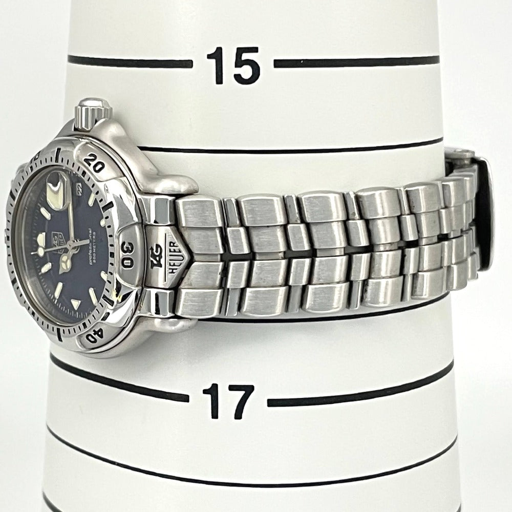 タグホイヤー 6000シリーズ WH1315 29mm 保証書あり ブルー文字盤 クオーツ メタルブレス 稼働品 TAG HEUER 腕時計