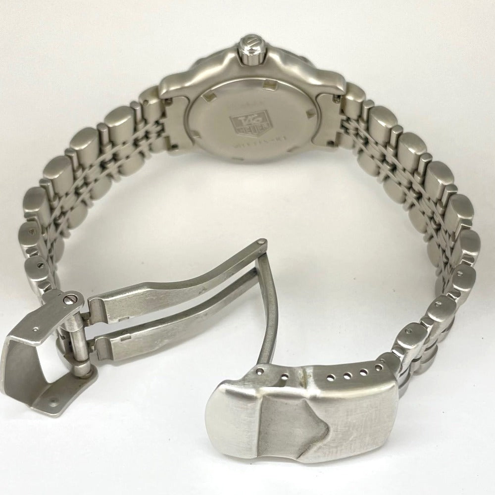 タグホイヤー 6000シリーズ WH1315 29mm 保証書あり ブルー文字盤 クオーツ メタルブレス 稼働品 TAG HEUER 腕時計