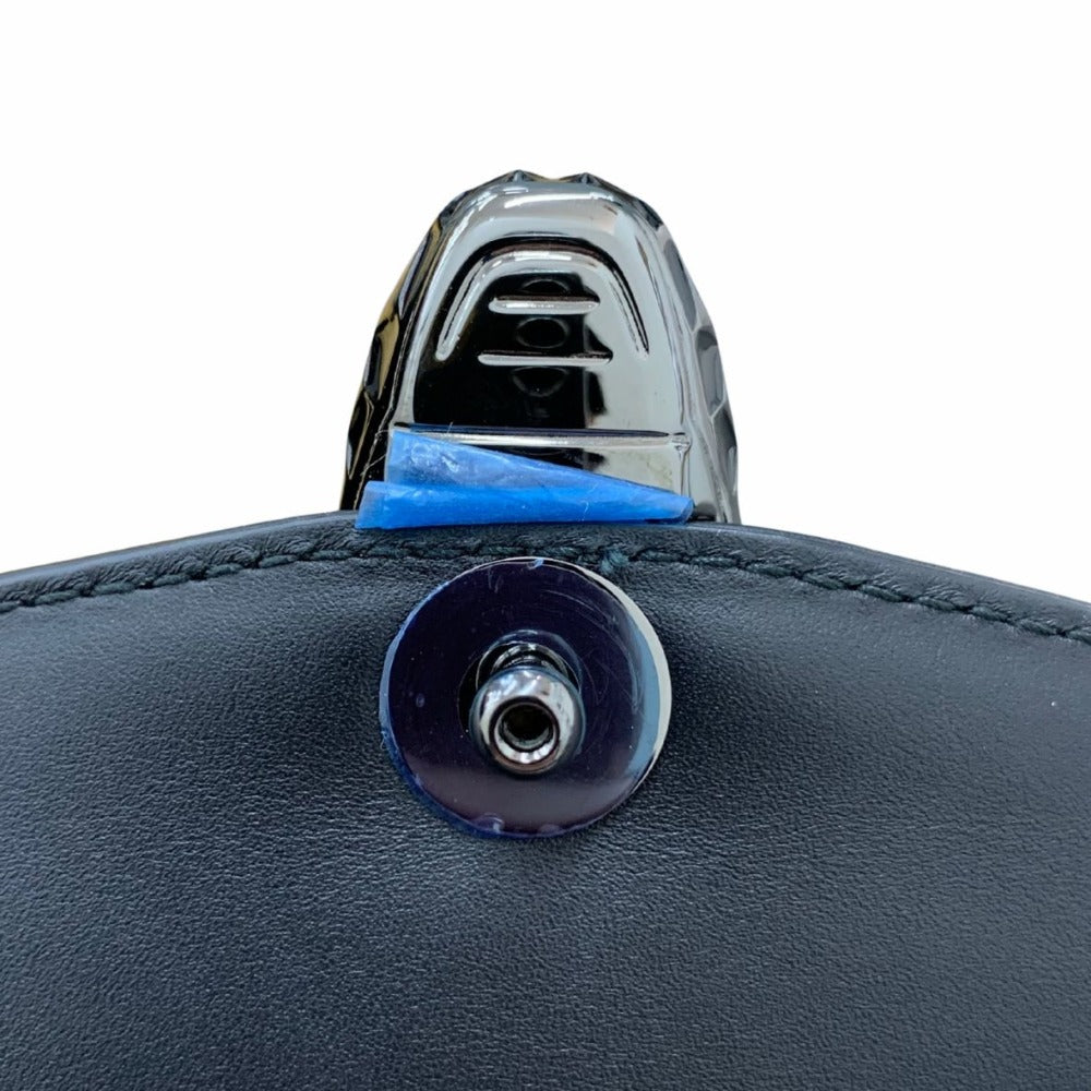 BVLGARI ブルガリ ショルダーバッグ セルペンティ チェーンショルダー ブラック ミニバッグ レザー 蛇 レディース 未使用品