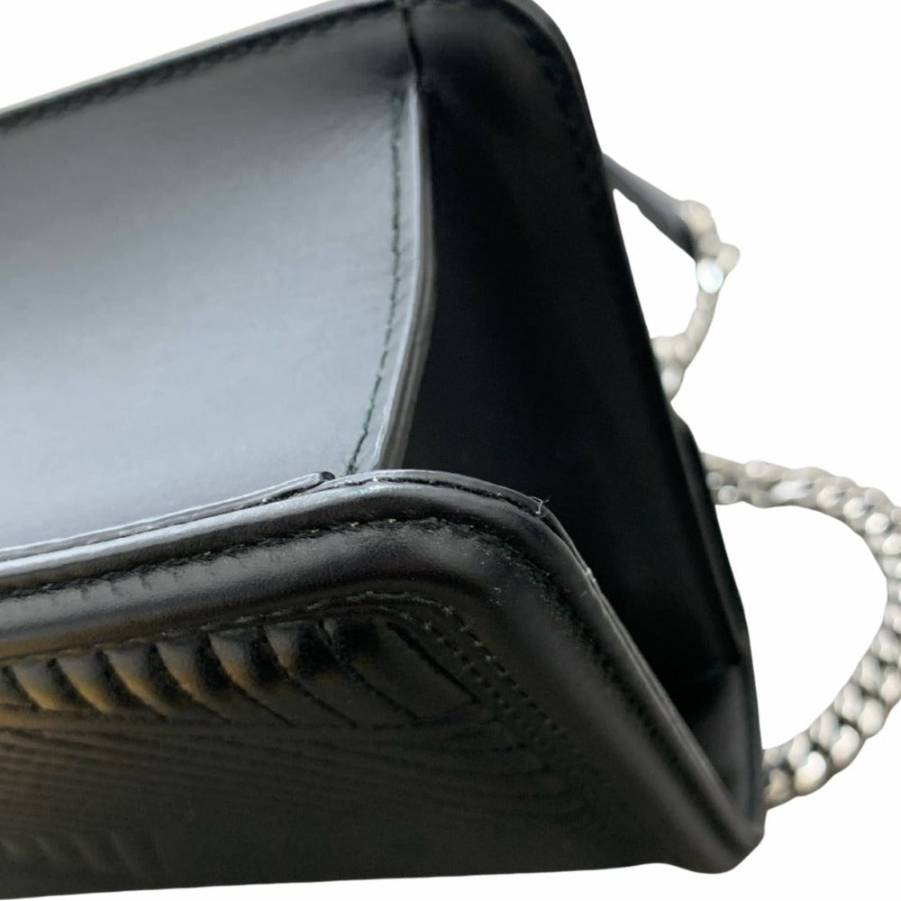 BVLGARI ブルガリ ショルダーバッグ セルペンティ チェーンショルダー ブラック ミニバッグ レザー 蛇 レディース 未使用品