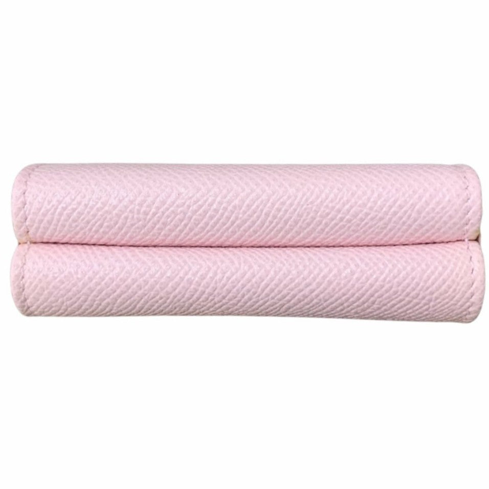 BVLGARI ブルガリ 三つ折り財布 ブルガリ・ブルガリ グレインレザー ローズ ピンク ゴールド金具 289064 レディース 未使用品