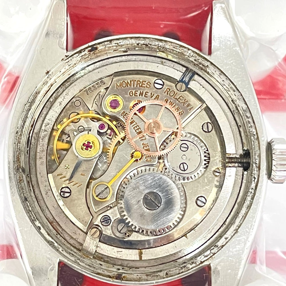 ロレックス オイスター プレシジョン 34mm 6426 手巻き プラ風防 社外ベルト ROLEX 腕時計