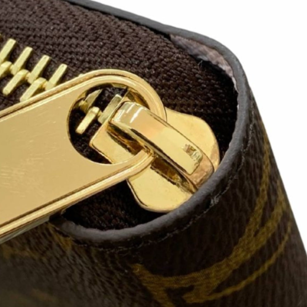 ルイ・ヴィトン 長財布 M25813 ジッピー･ウォレット ミスティライラック 日本限定 RFID モノグラム ブラウン PVC レザー レディース 未使用品