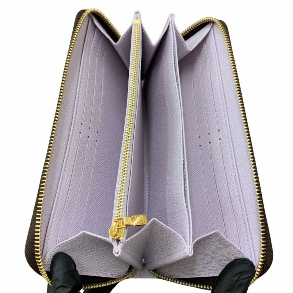 ルイ・ヴィトン 長財布 M25813 ジッピー･ウォレット ミスティライラック 日本限定 RFID モノグラム ブラウン PVC レザー レディース 未使用品