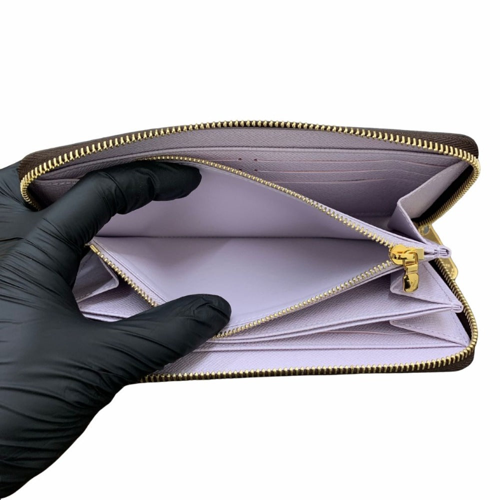 ルイ・ヴィトン 長財布 M25813 ジッピー･ウォレット ミスティライラック 日本限定 RFID モノグラム ブラウン PVC レザー レディース 未使用品