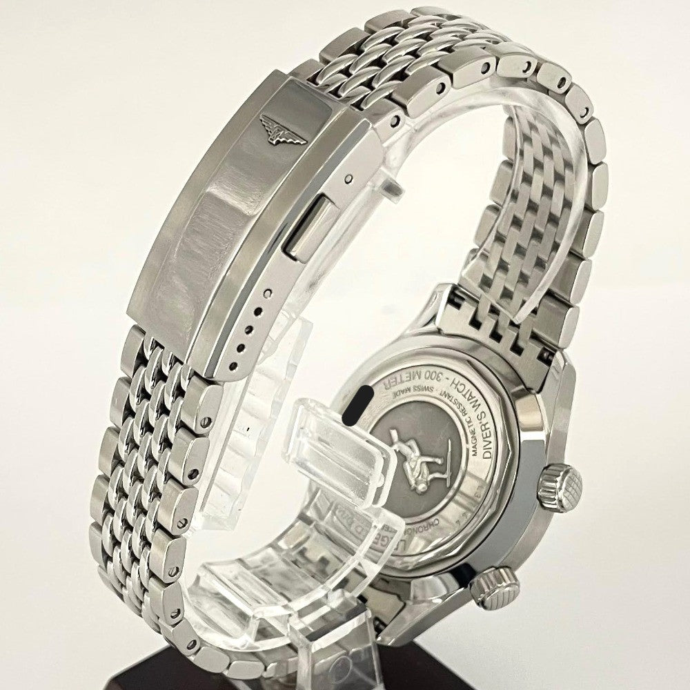 ロンジン L37644906 39mm レジェンドダイバー ダイバーズ 300m防水 青文字盤 自動巻き メンズ LONGINES 腕時計