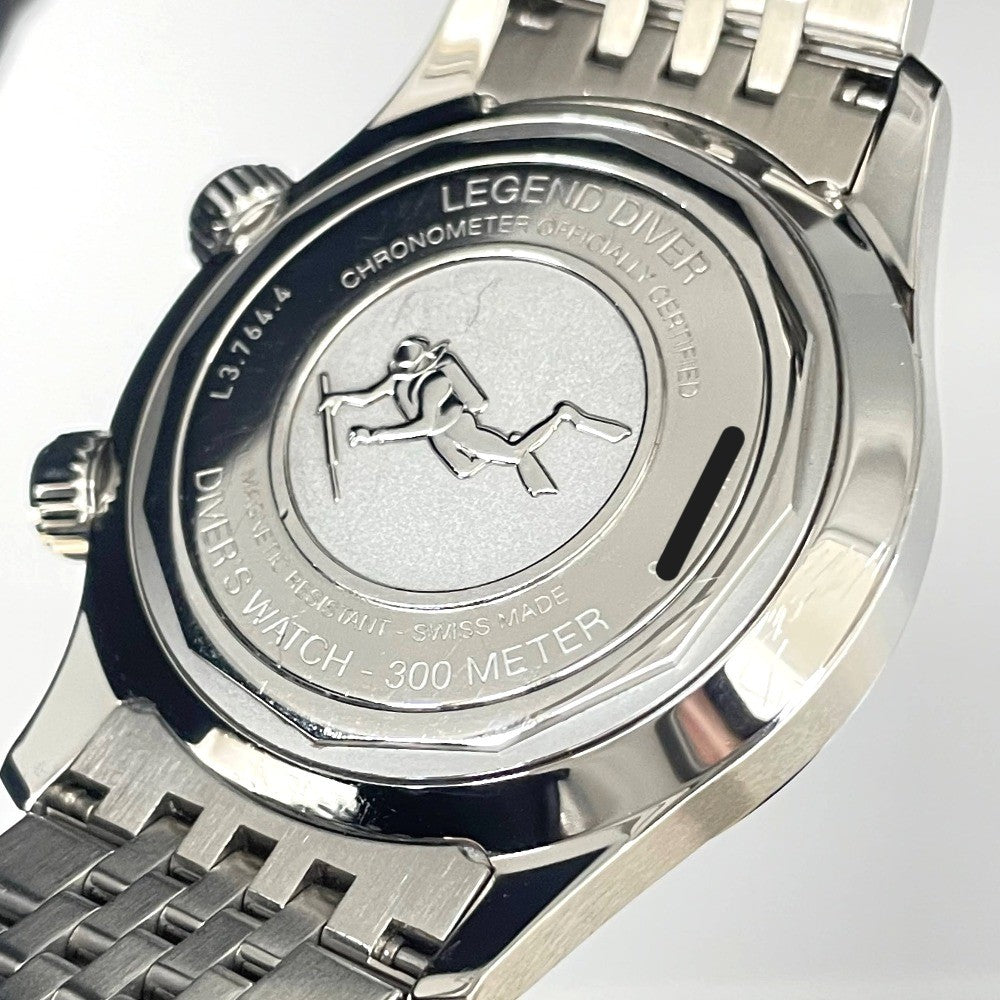 ロンジン L37644906 39mm レジェンドダイバー ダイバーズ 300m防水 青文字盤 自動巻き メンズ LONGINES 腕時計