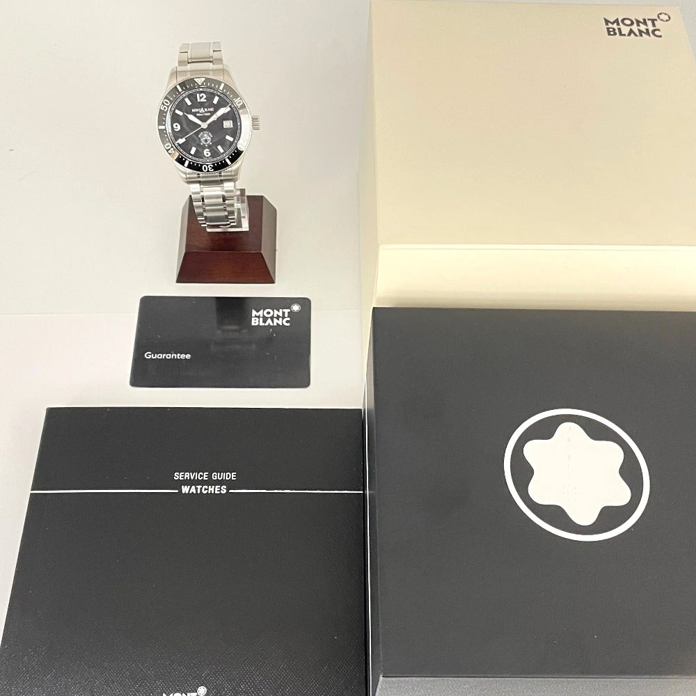 モンブラン アイスシー オートマティック デイト 129371 ダイバーズ 41mm 自動巻き 黒文字盤 メンズ MONTBLANC 腕時計