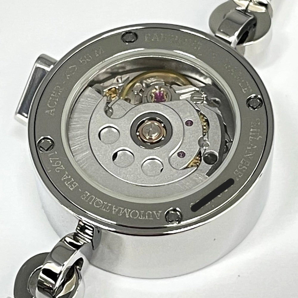 アラン・シルベスタイン LOVE ラブ ハート針 Ref,ME13 24mm ミラネーゼブレス 自動巻き レディース Alain Silberstein 腕時計