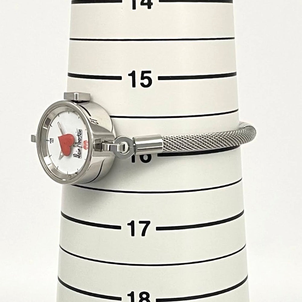 アラン・シルベスタイン LOVE ラブ ハート針 Ref,ME13 24mm ミラネーゼブレス 自動巻き レディース Alain Silberstein 腕時計