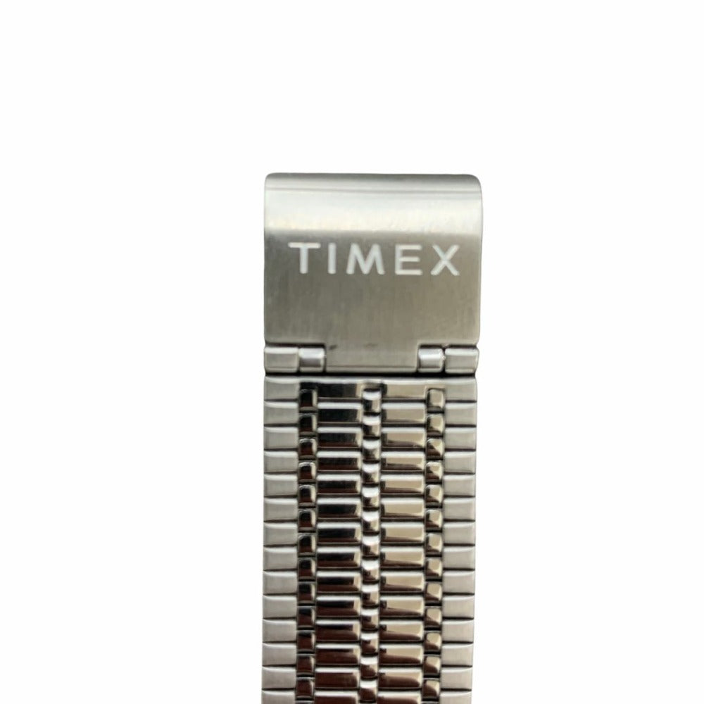 TIMEX タイメックス 腕時計 TW2U83400 M79 シルバーブレス ブラック×レッドベゼル 自動巻き メンズ
