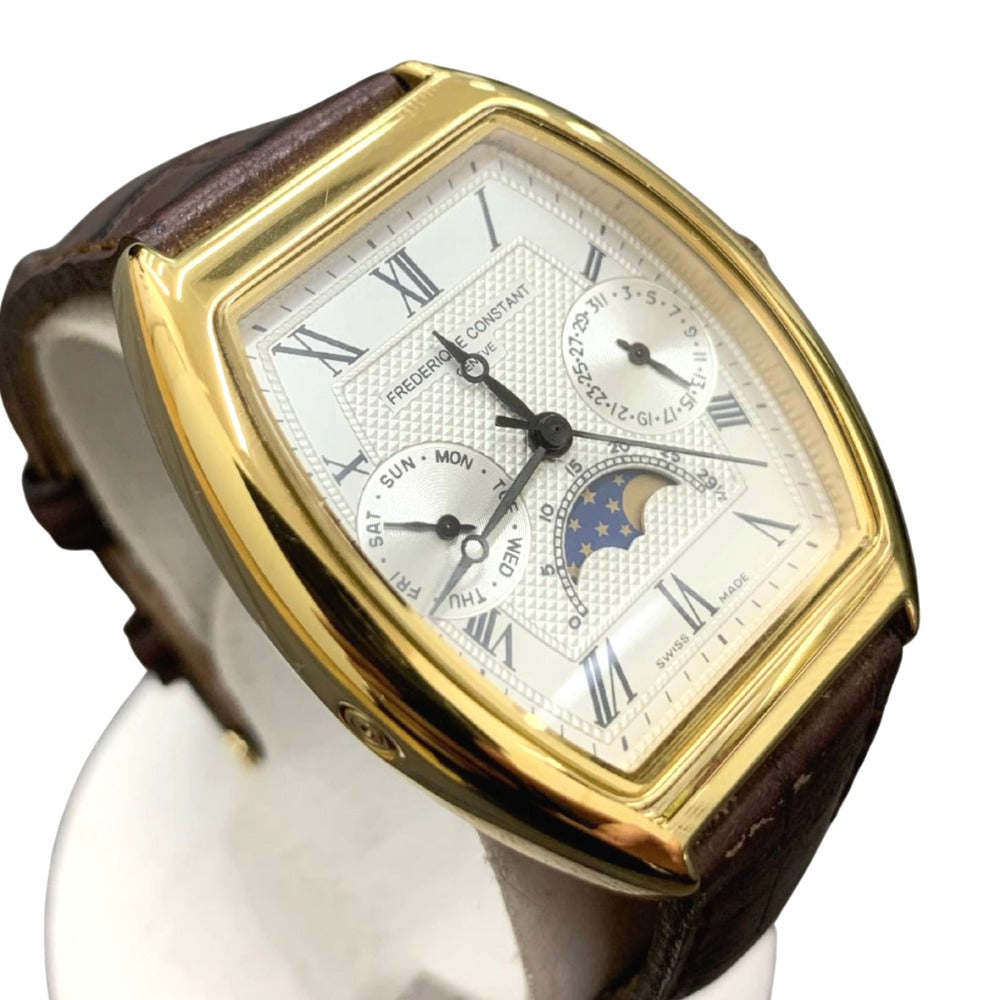 FREDERIQUE CONSTANT フレデリック・コンスタント 腕時計 FC260X3T5/6 クラシック アールデコ デイデイト ムーンフェイズ クォーツ メンズ