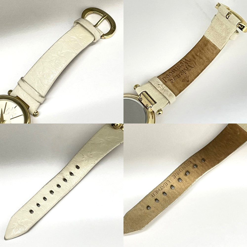 ヴィヴィアン・ウエストウッド ホワイト文字盤 32mm 2025年11月電池