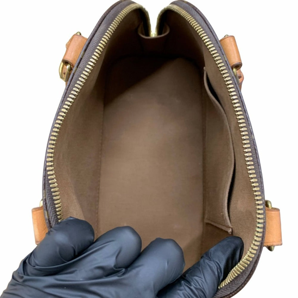 ルイ・ヴィトン ハンドバッグ M53152 アルマBB モノグラム ブラウン RFID内蔵モデル PVC レザー ２Way コンパクト レディース