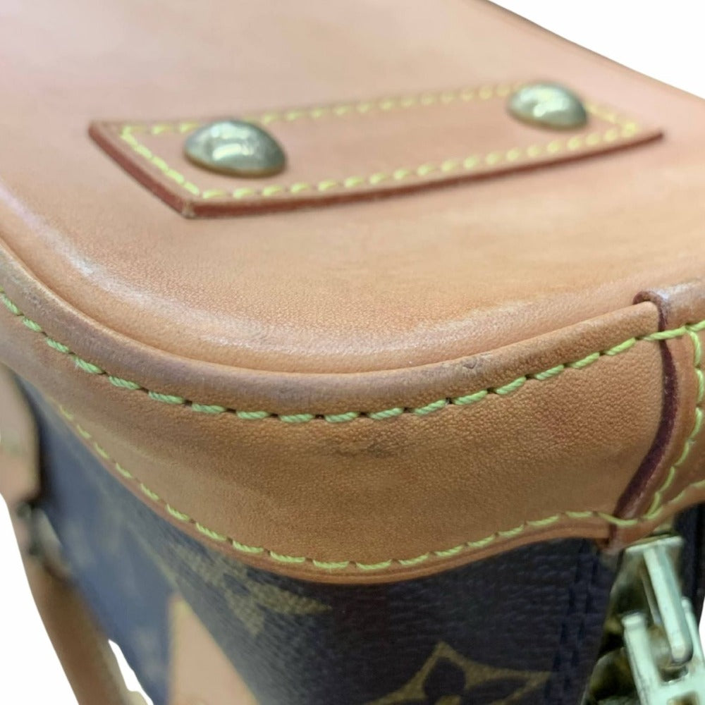 ルイ・ヴィトン ハンドバッグ M53152 アルマBB モノグラム ブラウン RFID内蔵モデル PVC レザー ２Way コンパクト レディース