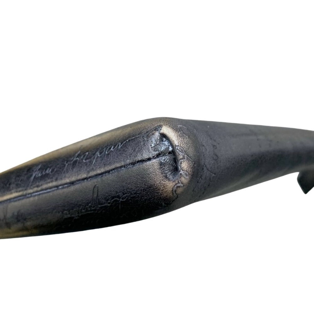 Berluti ベルルッティ クラッチバッグ スクリットレザー クラッチ シンプル ブラック レザー コンパクト メンズ