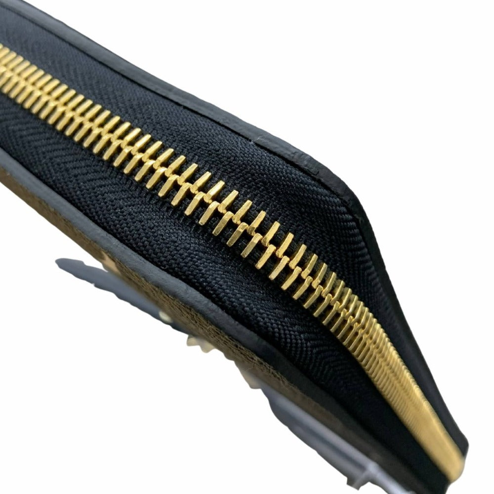 ルイ・ヴィトン 長財布 M80481 ジッピー･ウォレット RFID内蔵 バイカラー モノグラム･アンプラント レザー ブラック ベージュ レディース 未使用品