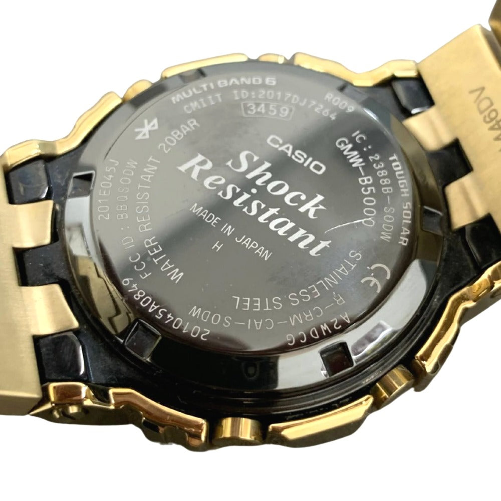 G-SHOCK CASIO ジーショック 腕時計 FULL METAL 5000 SERIES GMW-B5000GD-9JF ゴールド ステンレス タフソーラー メンズ