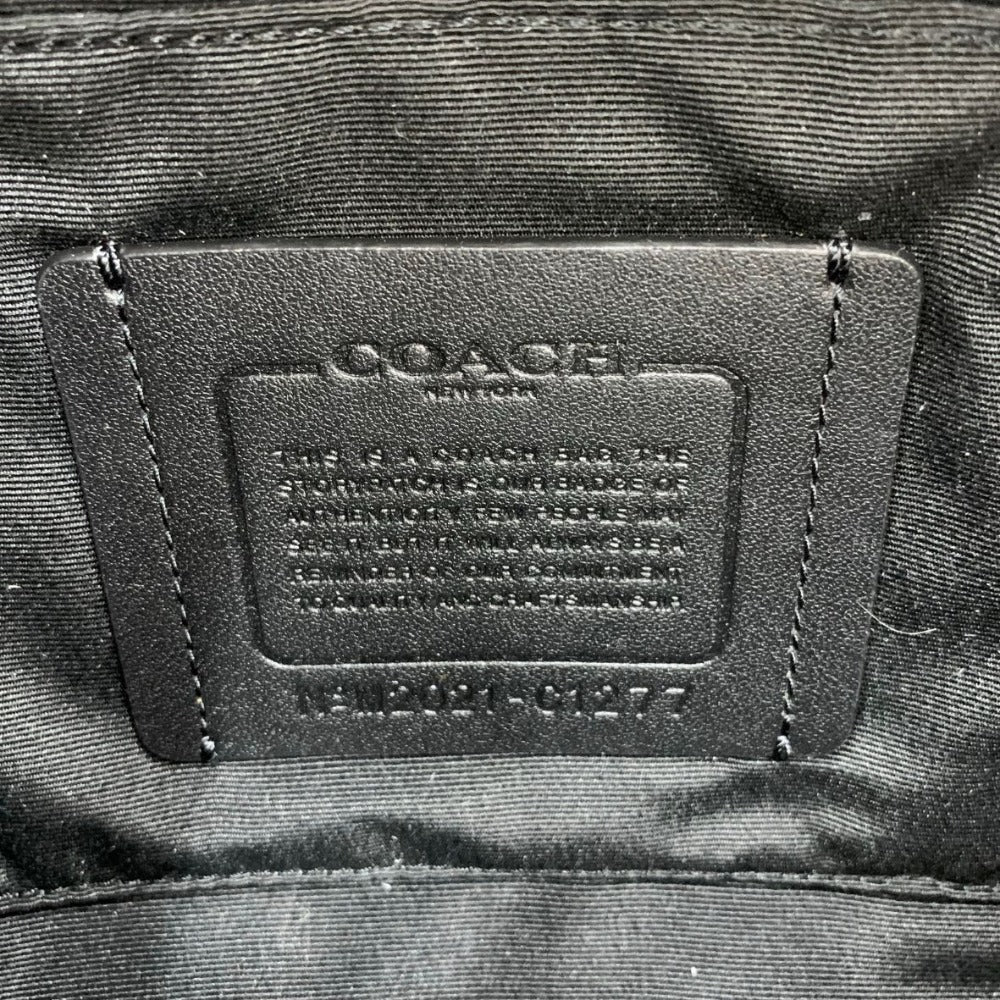 コーチ ウエストバッグ 02021-C1277 イエロー レザー コンパクトバッグ シンプル 小物入れ 斜め掛け メンズ