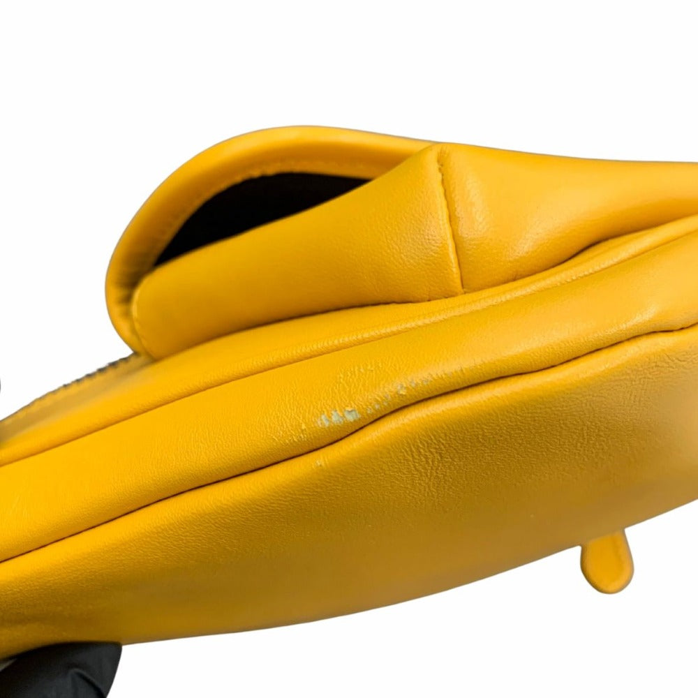 コーチ ウエストバッグ 02021-C1277 イエロー レザー コンパクトバッグ シンプル 小物入れ 斜め掛け メンズ