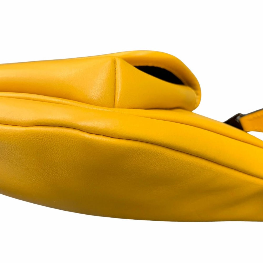 コーチ ウエストバッグ 02021-C1277 イエロー レザー コンパクトバッグ シンプル 小物入れ 斜め掛け メンズ