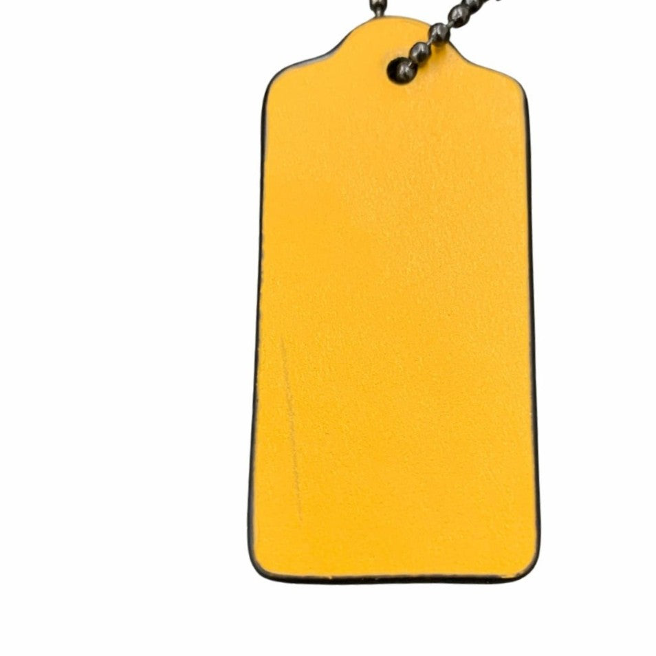 コーチ ウエストバッグ 02021-C1277 イエロー レザー コンパクトバッグ シンプル 小物入れ 斜め掛け メンズ