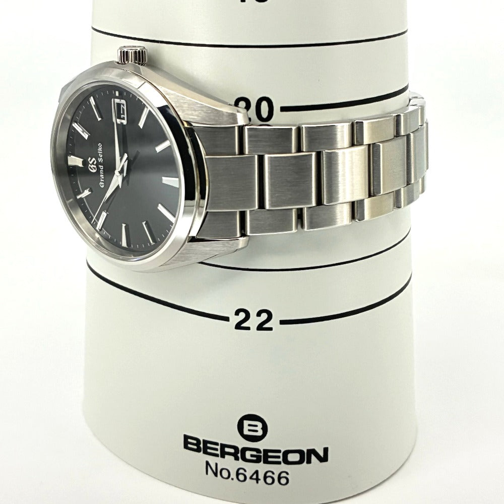グランドセイコー SBGP011 40mm クオーツ 黒文字盤 9Fクオーツ 年差 ステンレス メンズ Grand Seiko 腕時計