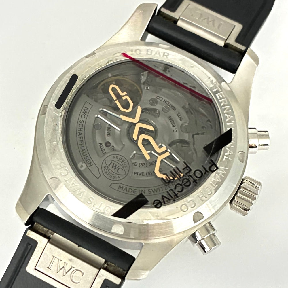 アイダブリューシー IW388116 41mm パイロットウォッチ クロノグラフ APXGP F1コラボモデル 自動巻き メンズ IWC SCHAFFHAUSEN 腕時計