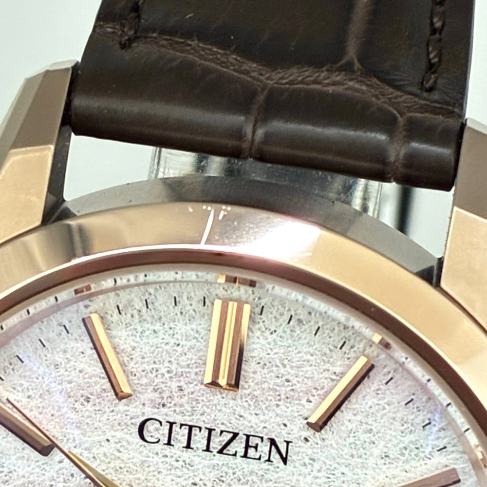 ザ・シチズン AQ4106-00A 38.3mm エコ・ドライブ和紙文字盤 サクラピンク 30周年記念限定 2025年 400本限定 メンズ CITIZEN 腕時計