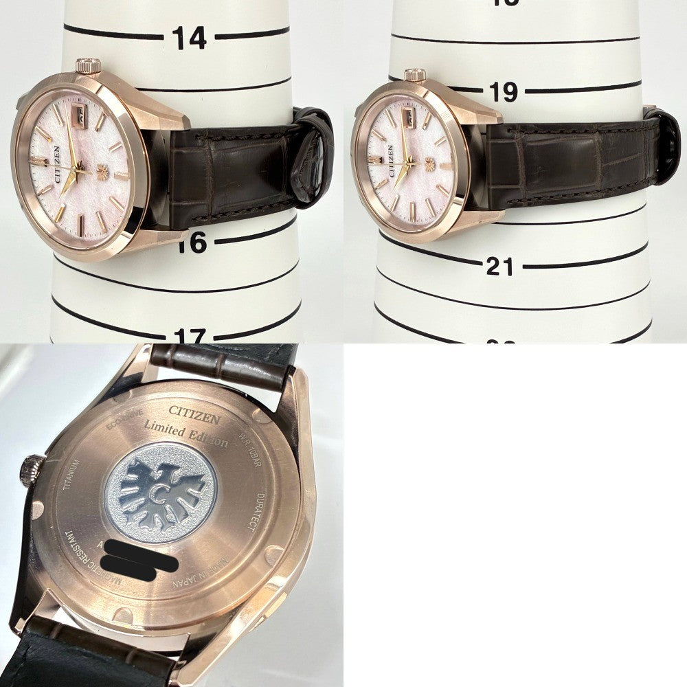 ザ・シチズン AQ4106-00A 38.3mm エコ・ドライブ和紙文字盤 サクラピンク 30周年記念限定 2025年 400本限定 メンズ CITIZEN 腕時計