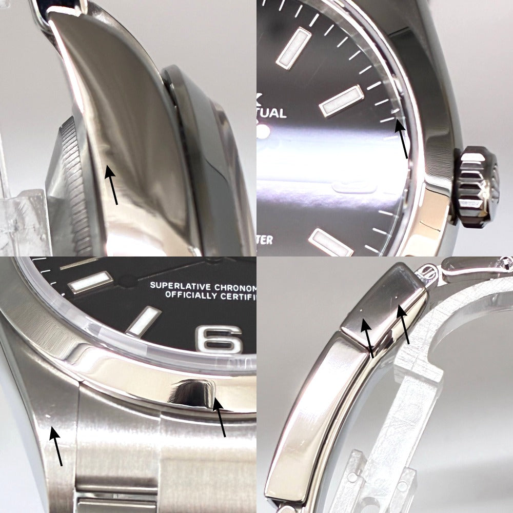 ロレックス エクスプローラー1 36mm 124270 2021年保証書 ランダム番 自動巻き メンズ EXPLORER ROLEX 腕時計