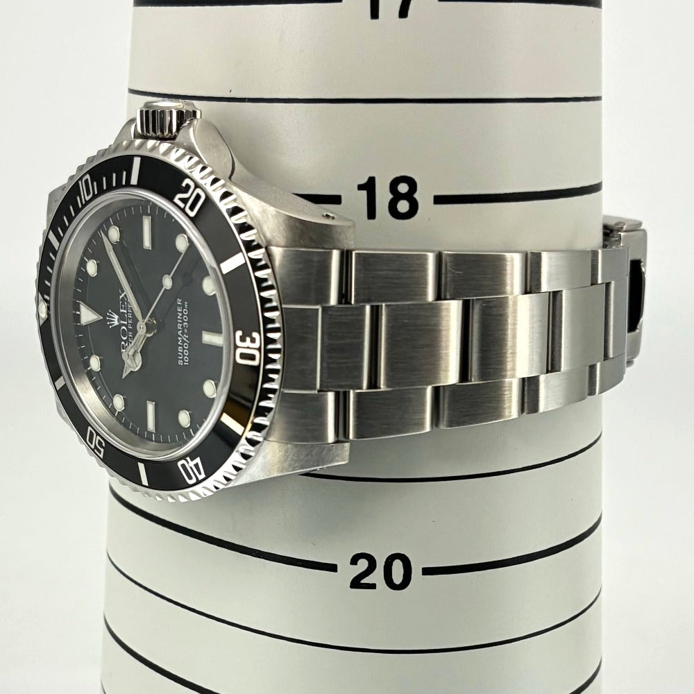 ロレックス 14060 サブマリーナ ノンデイト 40mm A番 300m防水 アルミベゼル 自動巻き メンズ ROLEX 腕時計