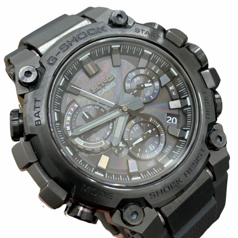 ジーショック 腕時計 MTG-B3000B-1AJF MTG ブラック 樹脂バンド タフソーラー モバイルリンク機能 20気圧防水 メンズ